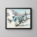 Fall von Anderson am Fluss Haheldessa - Charles Hamilton Smith — gerahmtes Bild an der Wand