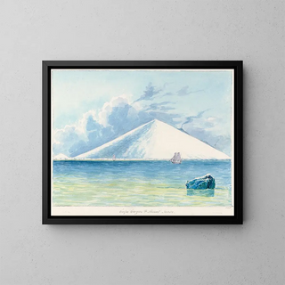 Cap Crozier und Mont Terror - Charles Hamilton Smith — gerahmtes Bild an der Wand