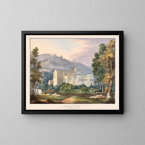 Monastère de San Just où Charles V est mort - Charles Hamilton Smith — gerahmtes Bild an der Wand