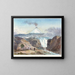 Mont Hecla, Island, - Charles Hamilton Smith — gerahmtes Bild an der Wand