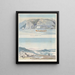 Ufer des Nordufers des Großen Sankt-Lorenz-Sees und Blick auf das Meer von der Insel Montréal - Charles Hamilton Smith — gerahmtes Bild an der Wand