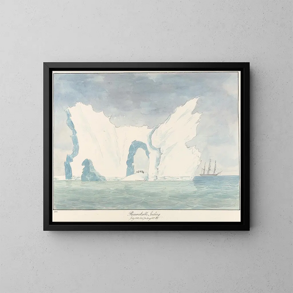Iceberg bemerkenswert - Charles Hamilton Smith — gerahmtes Bild an der Wand