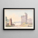 Ruinen in Amposta am Ebro - Charles Hamilton Smith — gerahmtes Bild an der Wand