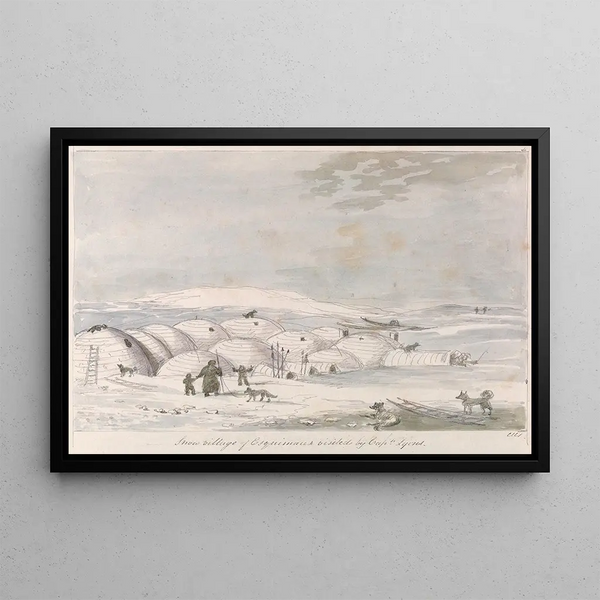 Charles Hamilton Smith - Snow Village of Inuit visited by Captain Lyons.webp