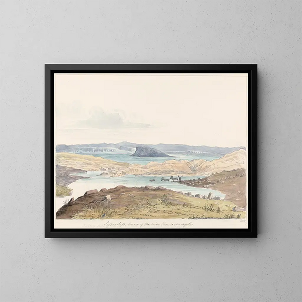 Lac de Sussex - Charles Hamilton Smith — gerahmtes Bild an der Wand
