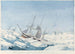 L'Erebus und der Terror in einem Sturm auf dem Packeis - Charles Hamilton Smith — Ansicht des Kunstwerks