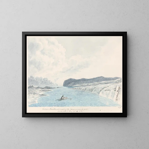 Bouche du Thleweechodezeth à Victoria Headland - Charles Hamilton Smith — gerahmtes Bild an der Wand