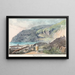 Ansicht eines Sees - Charles Hamilton Smith — gerahmtes Bild an der Wand