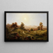 Landschaft - Charles Herbert Moore — gerahmtes Bild an der Wand