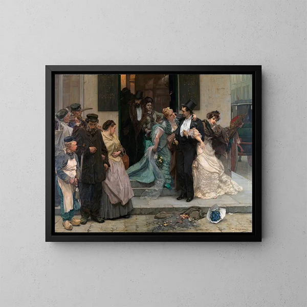 Morgendämmerung - Charles Hermans — gerahmtes Bild an der Wand