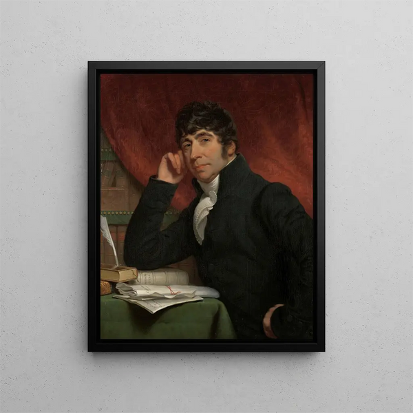 Portrait de Willem Bilderdijk - Charles Howard Hodges — gerahmtes Bild an der Wand
