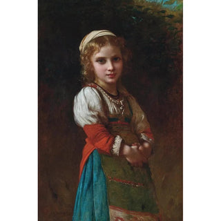 Charles Landelle - A French peasant girl.webp