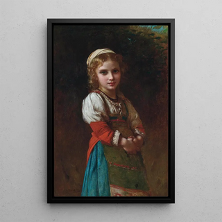 Charles Landelle - A French peasant girl.webp