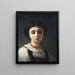 Portrait einer jungen italienischen Frau - Charles Landelle — gerahmtes Bild an der Wand