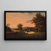 Point Breeze, das Anwesen von Joseph Napoleon Bonaparte in Bordentown, New Jersey - Charles Lawrence — gerahmtes Bild an der Wand