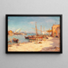 Eine Szene in Martigues - Charles Malfroy — gerahmtes Bild an der Wand