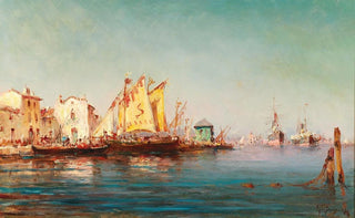 Charles Malfroy - Ships in the Harbour.webp
