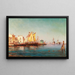 Schiffe im Hafen - Charles Malfroy — gerahmtes Bild an der Wand
