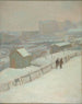 Der Schnee in Montmartre - Charles Marie Dulac — Ansicht des Kunstwerks