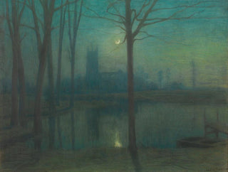 Abend in Royston - Charles Mertens — Ansicht des Kunstwerks
