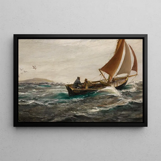 Charles Napier Hemy - With Wind And Tide Off The DodmanHead Falmouth.webp