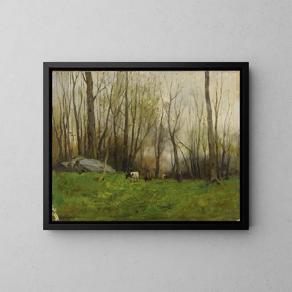 Weide im Bronx, New York - Charles Paul Gruppe — gerahmtes Bild an der Wand