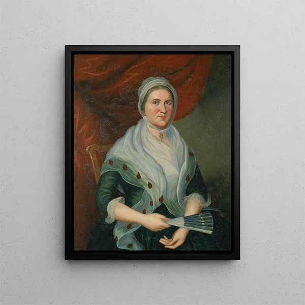 Emily Smiley Snowden - Charles Peale Polk — gerahmtes Bild an der Wand