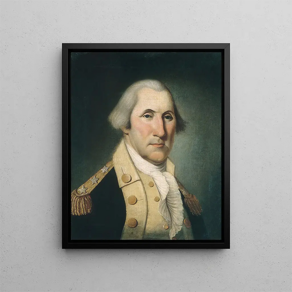 George Washington - Charles Peale Polk — gerahmtes Bild an der Wand