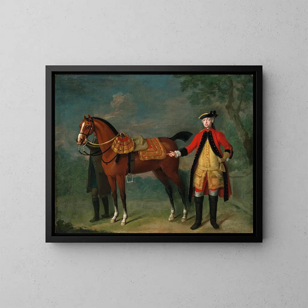 Portrait de Thomas Congreve 1714-1777 - Charles Philips — gerahmtes Bild an der Wand