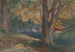 Bäume auf einem Hügel in einer bewaldeten Landschaft - Charles Reginald Aston — Ansicht des Kunstwerks
