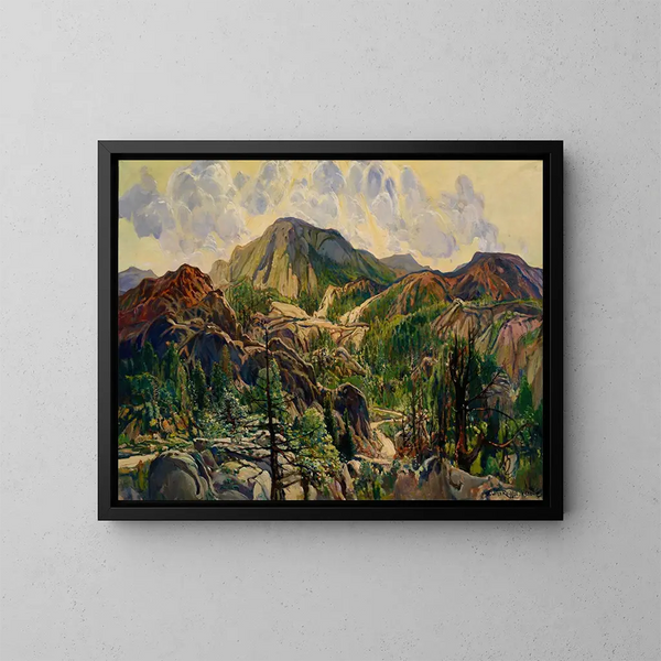 Route dans les Cuyamacas - Charles Reiffel — gerahmtes Bild an der Wand