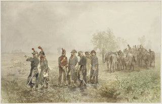 Charles Rochussen - Ontmoeting van Franse officieren in Holland 1793.webp