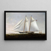 Le Yacht America - Charles S. Raleigh — gerahmtes Bild an der Wand