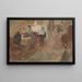 Abendunterhaltung - Charles Samuel Keene — gerahmtes Bild an der Wand