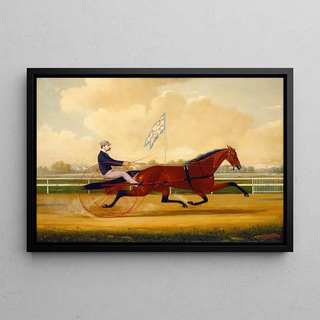 Charles Spencer Humphreys - Budd Doble Driving Goldsmith Maid at Belmont Driving Park.webp