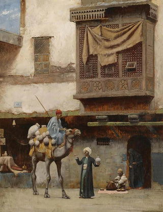 Charles Sprague Pearce - A pottery Seller In Old Cairo.webp