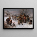 Der geheime Eisenbahnweg - Charles T. Webber — gerahmtes Bild an der Wand