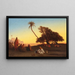 Sonnenuntergang am Nil-Ufer - Charles Théodore Frère — gerahmtes Bild an der Wand