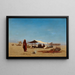 Der libysche Wüsten - Charles Théodore Frère — gerahmtes Bild an der Wand