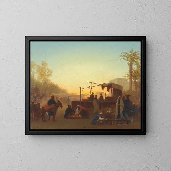 Marsch nach Kairo - Charles Théodore Frère — gerahmtes Bild an der Wand