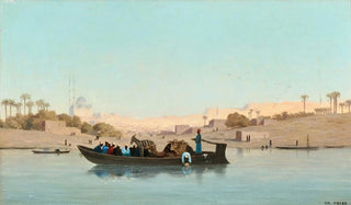 Charles Thodore Frre - On The Nile.webp