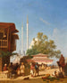 Die Moschee Nusretiye in Istanbul - Charles Théodore Frère — Ansicht des Kunstwerks