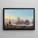 Ansicht der Insel Philae Nubien - Charles Théodore Frère — gerahmtes Bild an der Wand