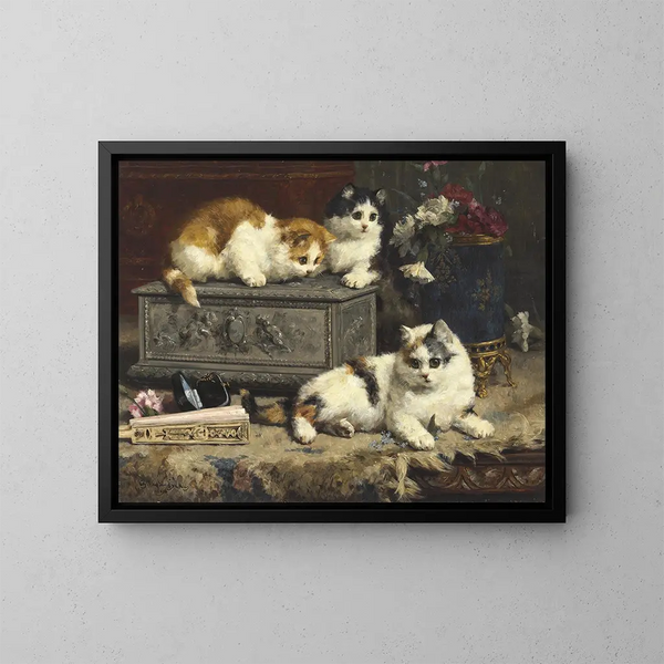 Malintentionné - Charles Van Den Eycken — gerahmtes Bild an der Wand