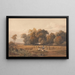Ernte, die Mittagsruhe - Charles Vincent Barber — gerahmtes Bild an der Wand