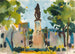Statue de Murillo Séville - Charles Webster Hawthorne — Ansicht des Kunstwerks