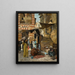 Ein Souk in Kairo - Charles Wilda — gerahmtes Bild an der Wand
