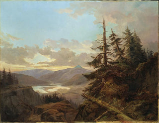 Charles XV of Sweden - Norwegian Landscape in the Light of Early Morning.webp