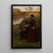Wartezeit - Charles Yardley Turner — gerahmtes Bild an der Wand