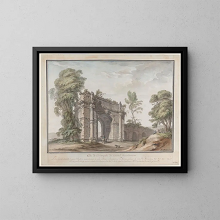 Charles de Wailly - Design for a Triumphal Arch for the Gardens at Chateau dEnghien Belgium.webp